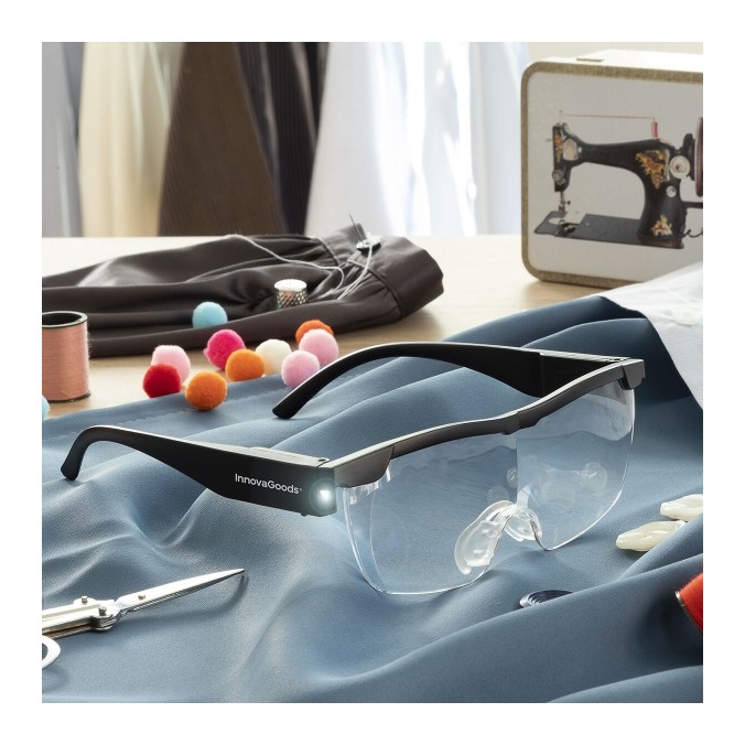 Lunettes loupe de précision avec éclairage Led intégré