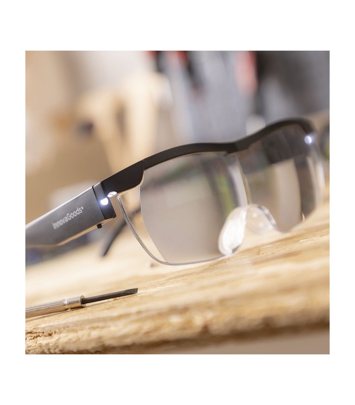 Lunettes loupe de précision avec éclairage Led intégré