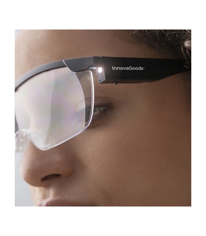Lunettes loupe de précision avec éclairage Led intégré