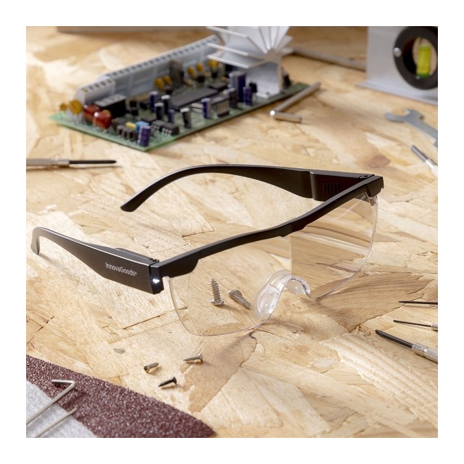 Lunettes loupe de précision avec éclairage Led intégré
