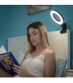 Anneau Lumineux LED Selfie avec Support Commande Intégrée