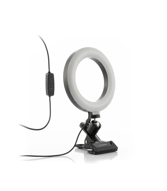 Anneau Lumineux LED Selfie avec Support Commande Intégrée