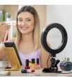 Anneau Lumineux LED Selfie avec Support Commande Intégrée