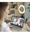 Anneau Lumineux LED Selfie avec Support Commande Intégrée
