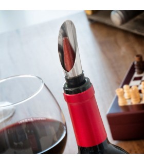 Coffret d'Accessoires à Vin et jeu d'Échecs 37 Pièces 2 en 1