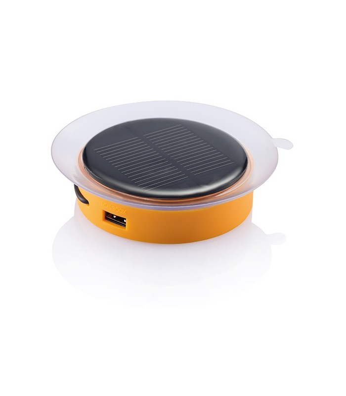 Chargeur solaire vitre orange