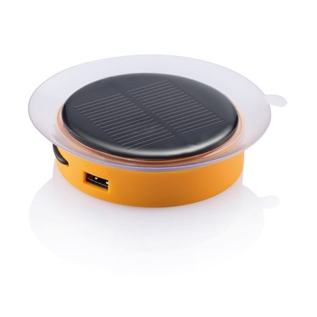 Chargeur solaire vitre orange