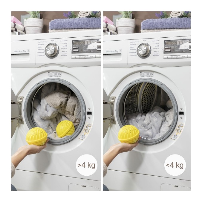 Boules de Lavage Écologique pour le Linge sans Détergent en Lot de 2