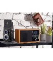Enceinte Radio Rétro Bois Adler Noir Bluetooth 5.0
