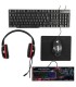 Coffret Gamer LED 4 en 1 - Clavier, Souris, Casque et Tapis