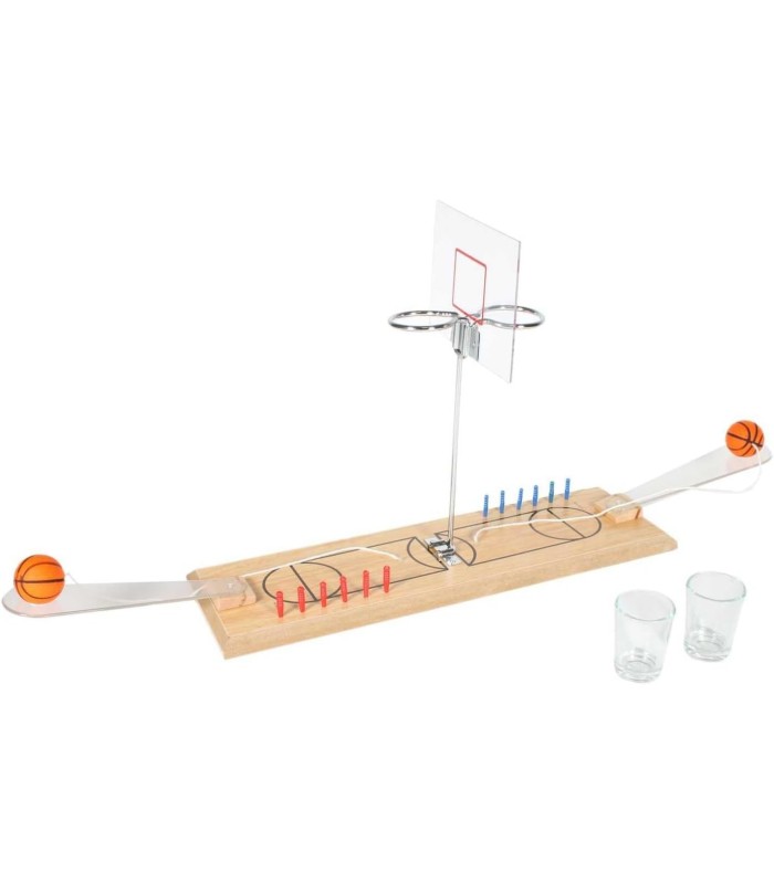 Jeu à Boire Basketball + 2 Verres Shooter