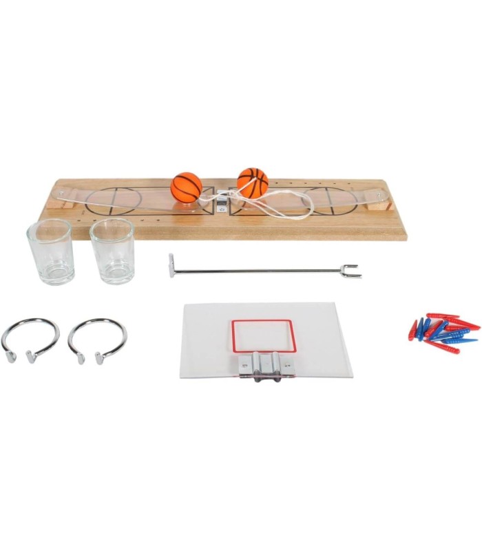 Jeu à Boire Basketball + 2 Verres Shooter