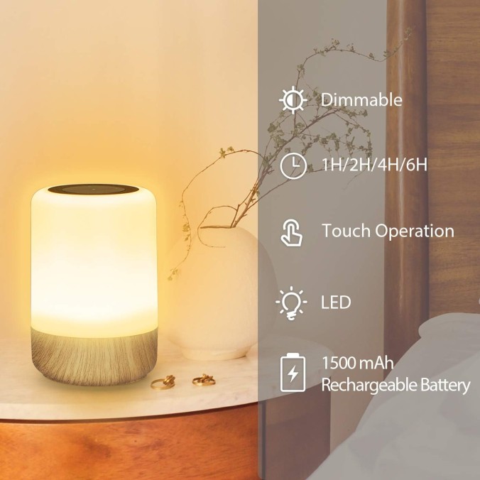 Lampe Tactile LED Dimmable avec Couleurs Changeantes