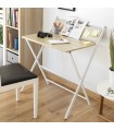 Bureau Pliable avec Étagère – Polyvalent et Gain de Place