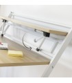 Bureau Pliable avec Étagère – Polyvalent et Gain de Place