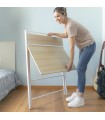 Bureau Pliable avec Étagère – Polyvalent et Gain de Place