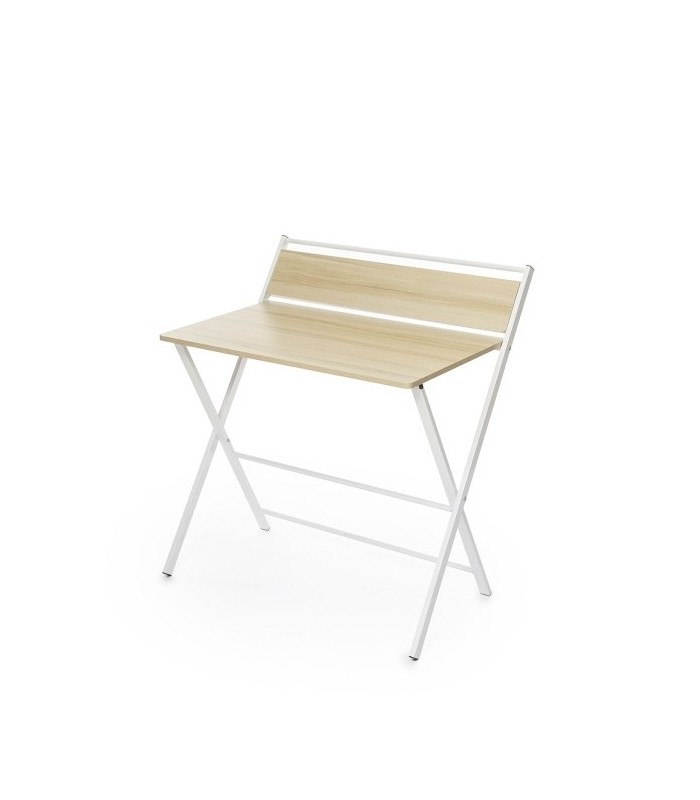 Bureau Pliable avec Étagère – Polyvalent et Gain de Place