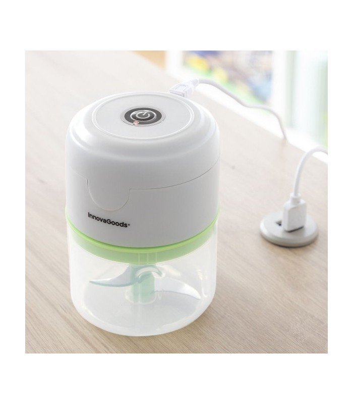 Mini Hachoir Rechargeable et Portable | Coupe & Mixe Facilement