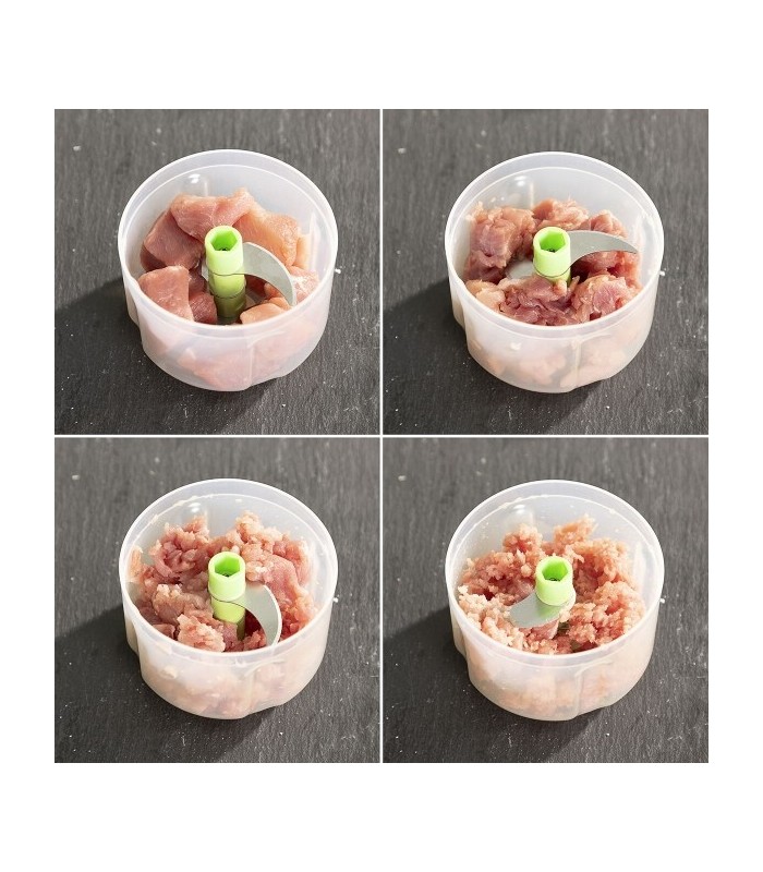 Mini Hachoir Rechargeable et Portable | Coupe & Mixe Facilement