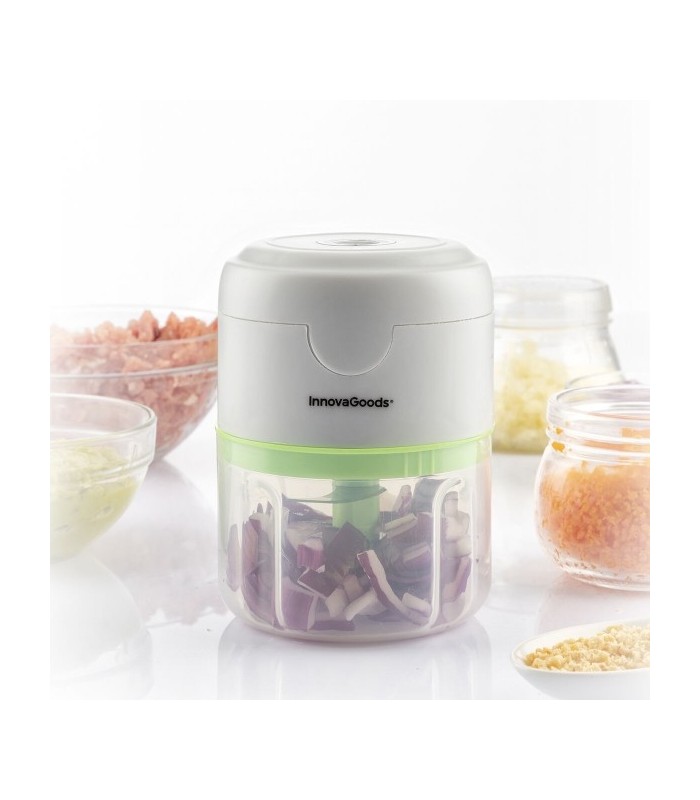 Mini Hachoir Rechargeable et Portable | Coupe & Mixe Facilement