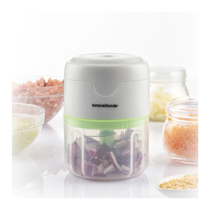 Mini Hachoir Rechargeable et Portable | Coupe & Mixe Facilement