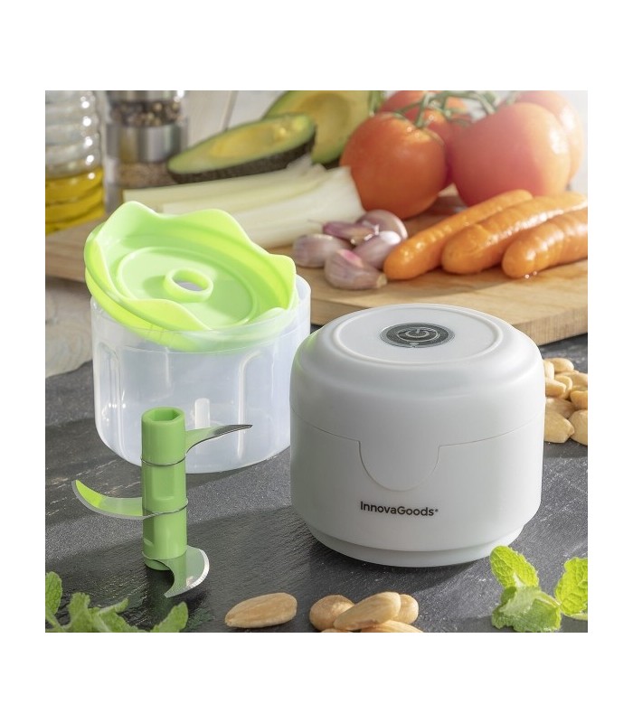 Mini Hachoir Rechargeable et Portable | Coupe & Mixe Facilement