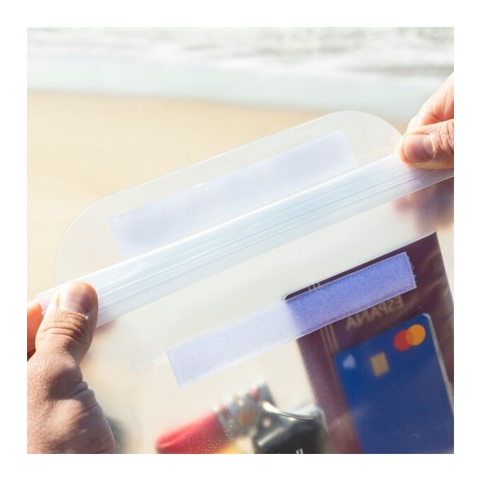 Pochette banane transparente étanches en lot de 2