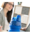 Bouteille gourde pliable en silicone 500ml