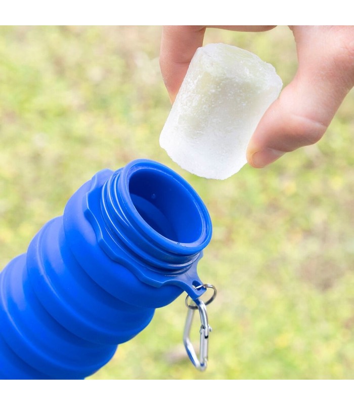 Bouteille gourde pliable en silicone 500ml