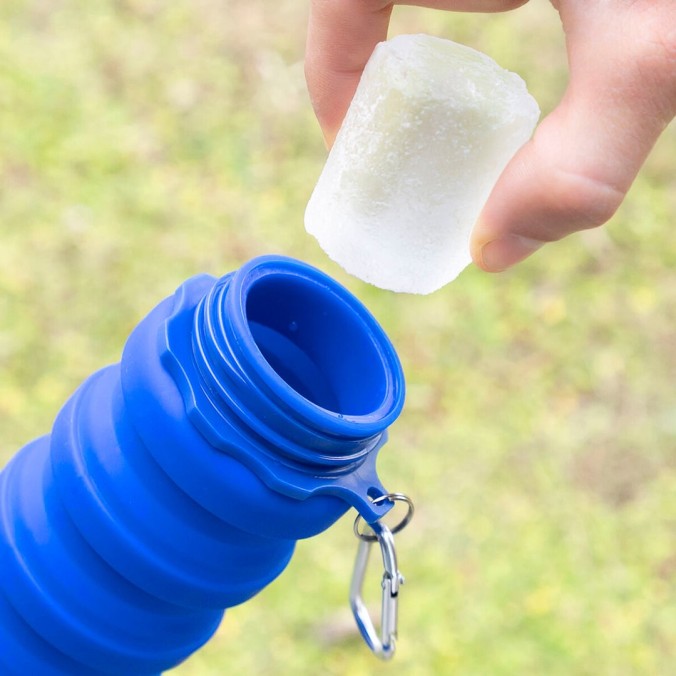 Bouteille gourde pliable en silicone 500ml