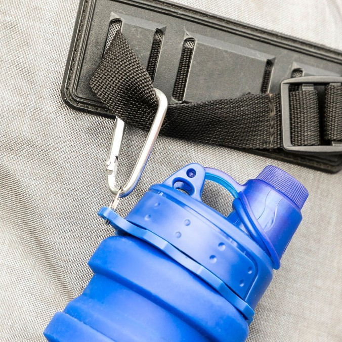 Bouteille gourde pliable en silicone 500ml