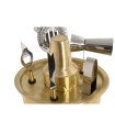 Coffret Cocktail Doré acier inoxydable 6 Pièces