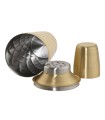 Coffret Cocktail Doré acier inoxydable 6 Pièces