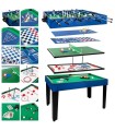🎯 Table Multi-Jeux 12 en 1 – Baby-foot, Billard, Ping-Pong, Échecs & Plus 🧩 | Pour Enfants & Famille