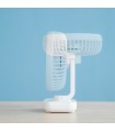 Ventilateur de Bureau Rechargeable Innova – Silencieux, Compact et Orientable Câble USB Inclus