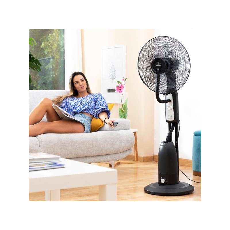 Ventilateur Brumisateur sur Pied 90W avec Télécommande