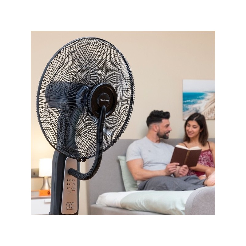 Ventilateur Brumisateur sur Pied 90W avec Télécommande
