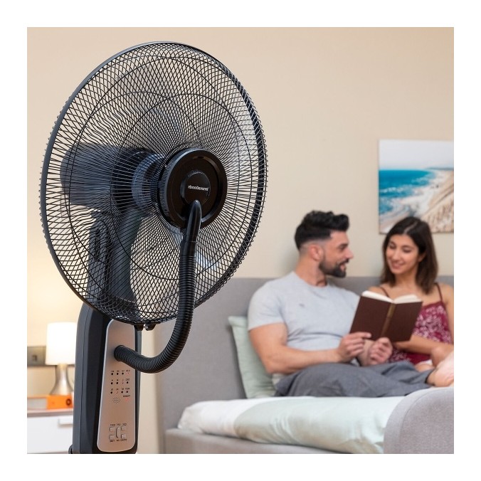 Ventilateur Brumisateur sur Pied 90W avec Télécommande