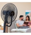 Ventilateur Brumisateur sur Pied 90W avec Télécommande