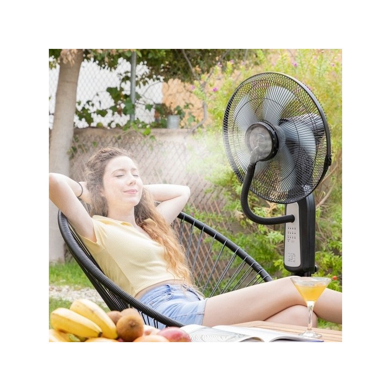 Ventilateur Brumisateur sur Pied 90W avec Télécommande