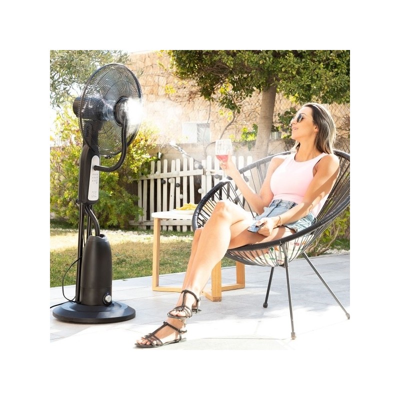 Ventilateur Brumisateur sur Pied 90W avec Télécommande