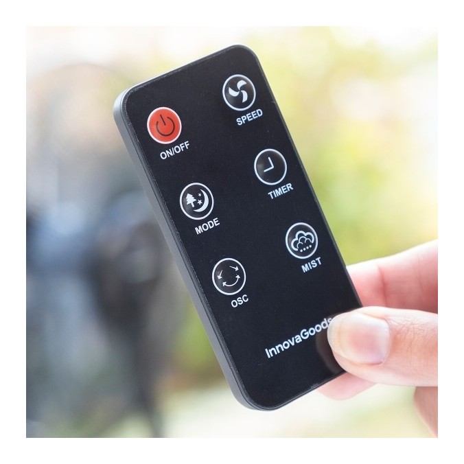 Ventilateur Brumisateur sur Pied 90W avec Télécommande