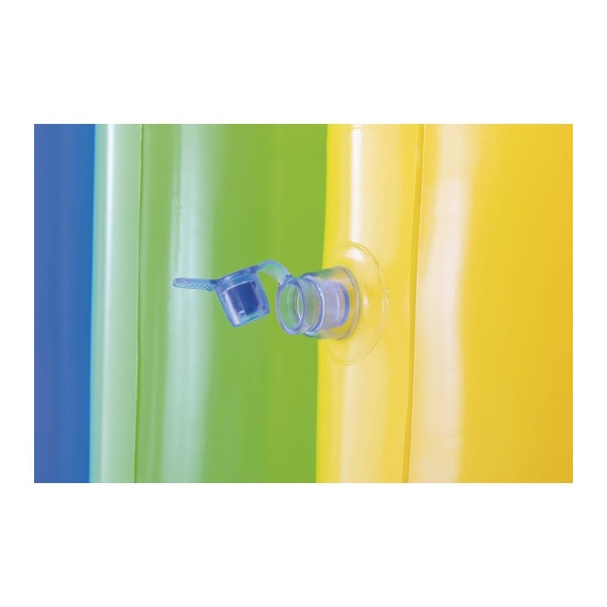 Jeu d’Eau Gonflable avec Tunnel Rafraîchissant pour Enfants