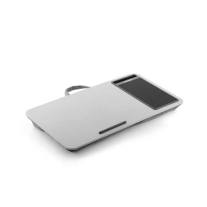 Bureau Portable avec Coussin XL et Tapis de Souris – Table d'Appoint pour Ordinateur