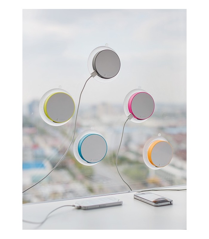 Chargeur solaire vitre orange