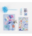 Coffret Agenda Stitch avec Cadenas + Accessoires Magiques (Stickers, Stylo, Colle, Paillettes)