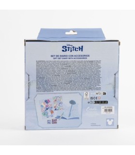 Coffret Agenda Stitch avec Cadenas + Accessoires Magiques (Stickers, Stylo, Colle, Paillettes)