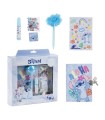 copy of Coffret Agenda Frozen avec Cadenas + Accessoires Magiques (Stickers, Stylo, Gomme, Paillettes)