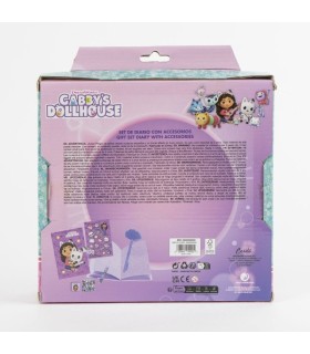 Coffret Agenda Gabby’s Dollhouse avec Cadenas + Accessoires Magiques (Stickers, Stylo, Colle, Paillettes)