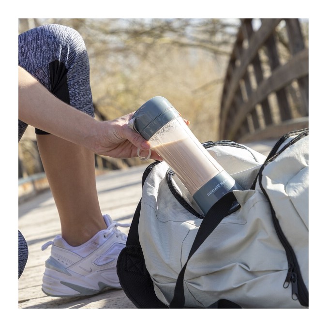 Mini Blender Portable – Rechargeable par USB, Idéal pour Smoothies, Shakes et Boissons Detox